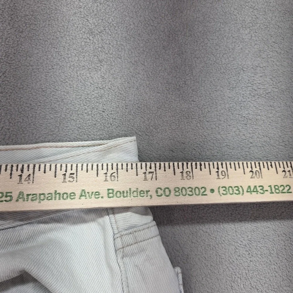 Vintage Levis 501 Jeans Mens White‎ Made USA Button Fly Straight 90s Fits 32x28